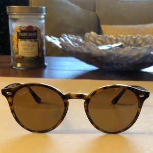 Ray-Ban Highstreet 49mm Round Sunglasses Polarized